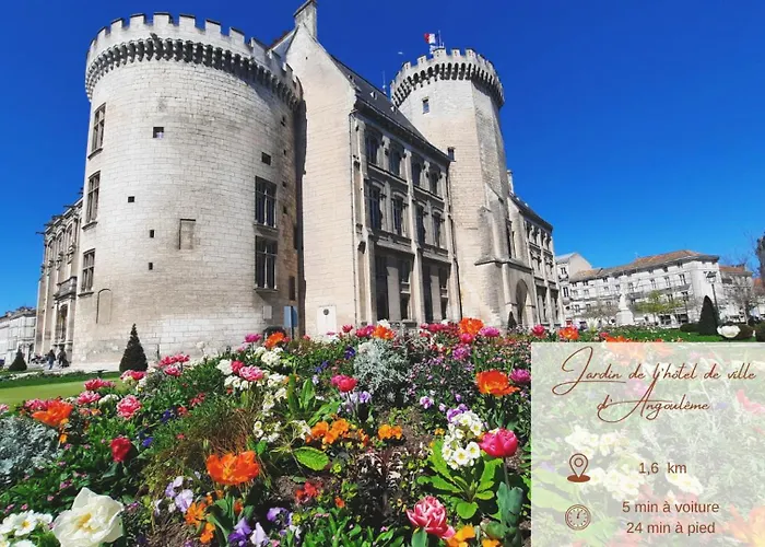 Maison De Confortable Avec Cour Interieure Holiday home Angouleme